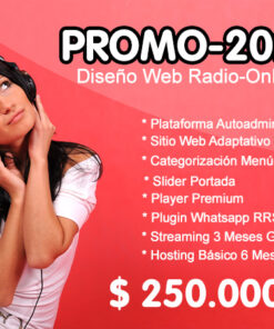 Diseño Web Radio Promo 2025